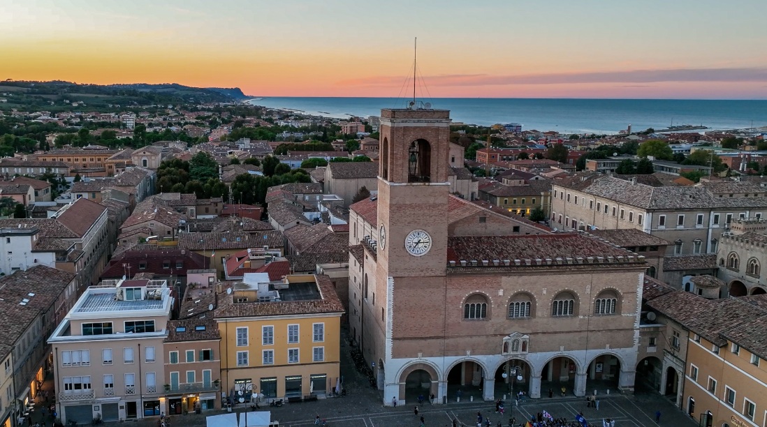 Aerial view of Fano. iMAGE CREDIT: Letsmarche.it