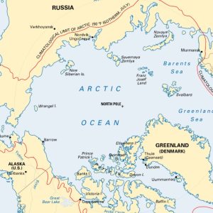 The Arctic region
