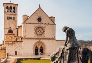 basilica of Assisi, on part of the Il Cammino Francesco