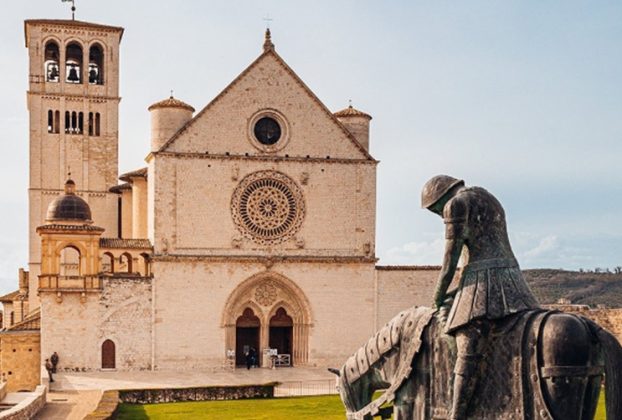 basilica of Assisi, on part of the Il Cammino Francesco