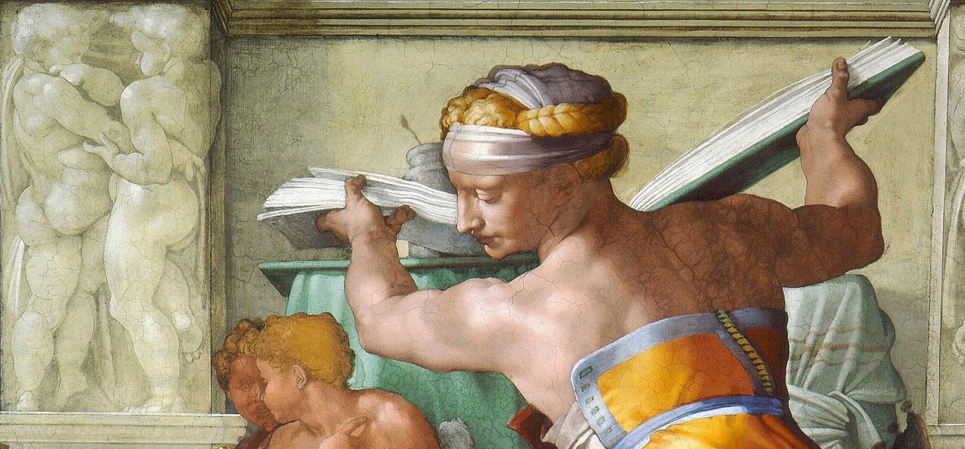 Libyan sibyl detail from the Sistine Chapel