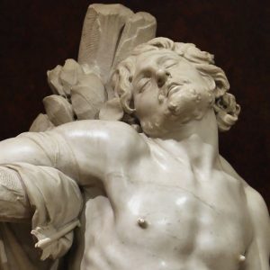 San Sebastian by Bernini. By Sailko - Own work, CC BY 3.0, https://commons.wikimedia.org/w/index.php?curid=76294947