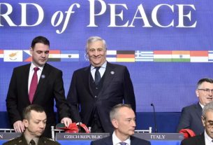 Tajani at inaugural Board of Peace meeting