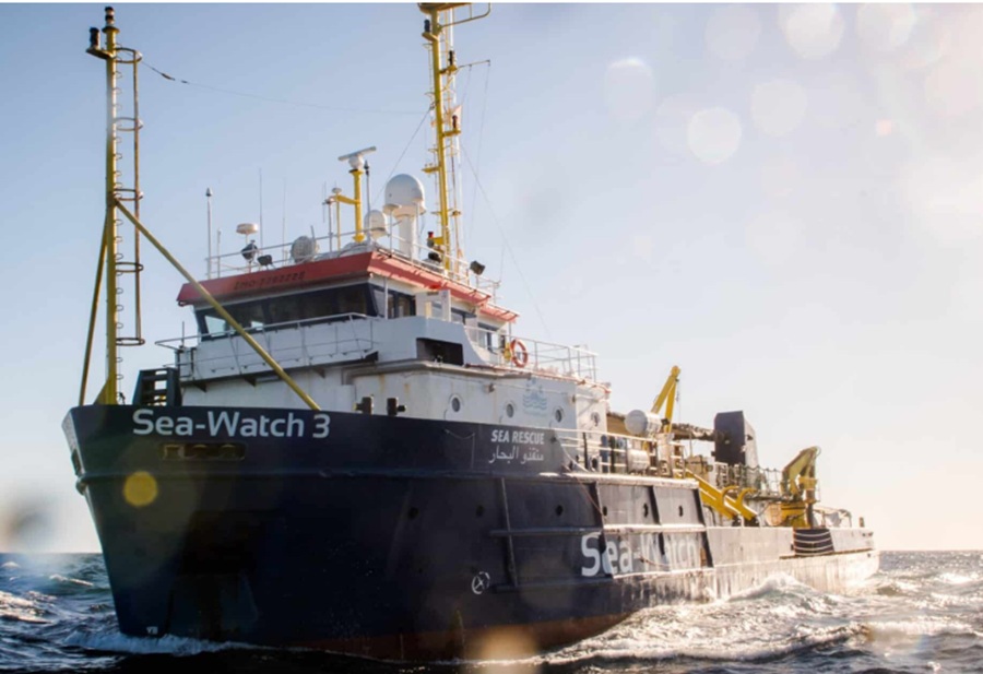 Italy ordered to pay costs of €76,000 to Sea Watch over detention of ship in 2019. Image credit: Sea Watch