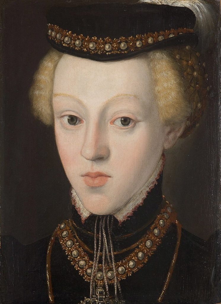 Portrait of Joanna of Austria, Grand Duchess of Tuscany (1547-1578)
By Giuseppe Arcimboldo - Kunsthistorisches Museum, Public Domain, https://commons.wikimedia.org/w/index.php?curid=91979421