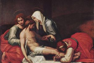 La Pieta by Fra Bartolommeo Por Fray Bartolomeo - The Yorck Project (2002) 10.000 Meisterwerke der Malerei (DVD-ROM), distributed by DIRECTMEDIA Publishing GmbH. ISBN: 3936122202., Dominio público, https://commons.wikimedia.org/w/index.php?curid=147745