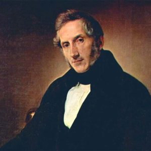 portrait of Alessandro Manzoni