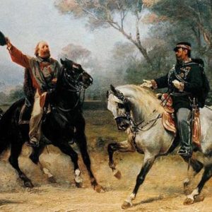 Garilbaldi Meeting with Victor Emmanuel in Teano. Museo di Risorgimento