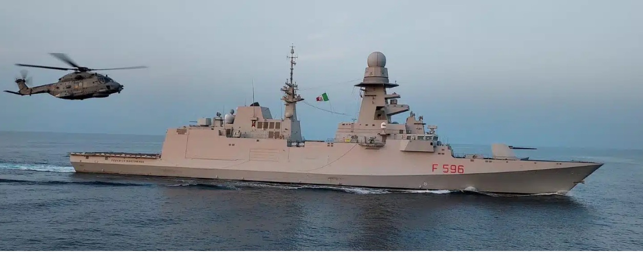 FREMM Frigate ITS Martinengo Image crdit: Italian navy