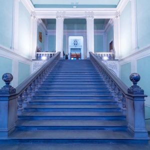The Lorena staircase at the Uffizi which has reopened. Image credit: Uffizi Galleries