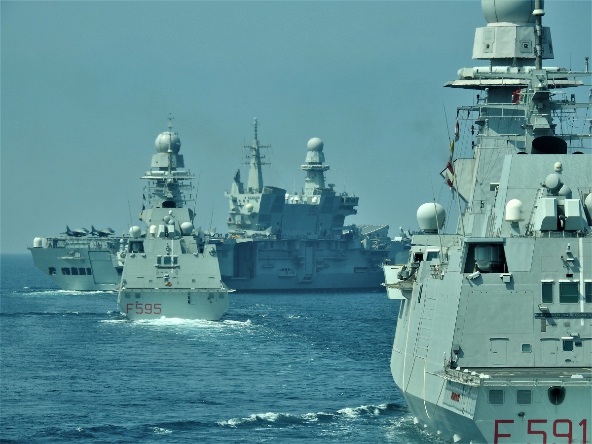 Italian naval personnel to defend Cyprus. Image credit: Italian navy