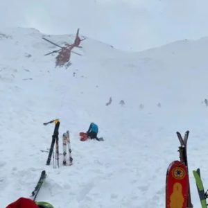 Avalanche in Ridanna Valley leaves two dead. Image Credit : Italian Alpine the National Alpine and Speleological Rescue Corps Trentino Via AP