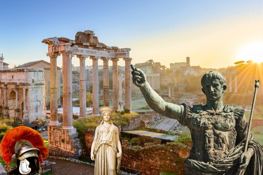 Guide to the Roman Empire. Created in Canva