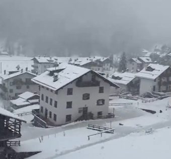 Heavy snow in parts of Italy