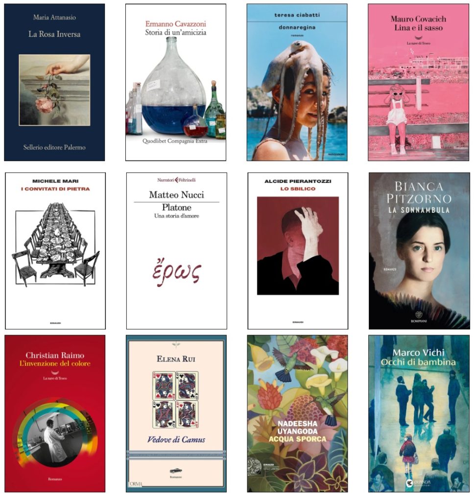 The 12 books in the running for the 80th edition of the Strega Prize