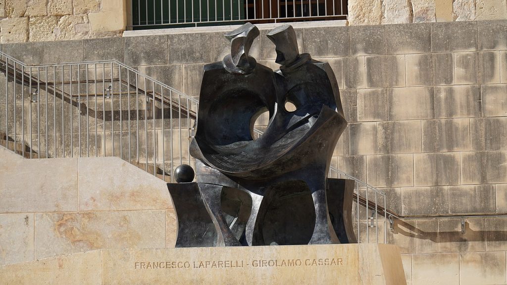 Monument to Francesco Laparelli and Girolamo Cassar, Valletta By Jonathan Mercieca - Own work, CC BY-SA 4.0, https://commons.wikimedia.org/w/index.php?curid=94568859