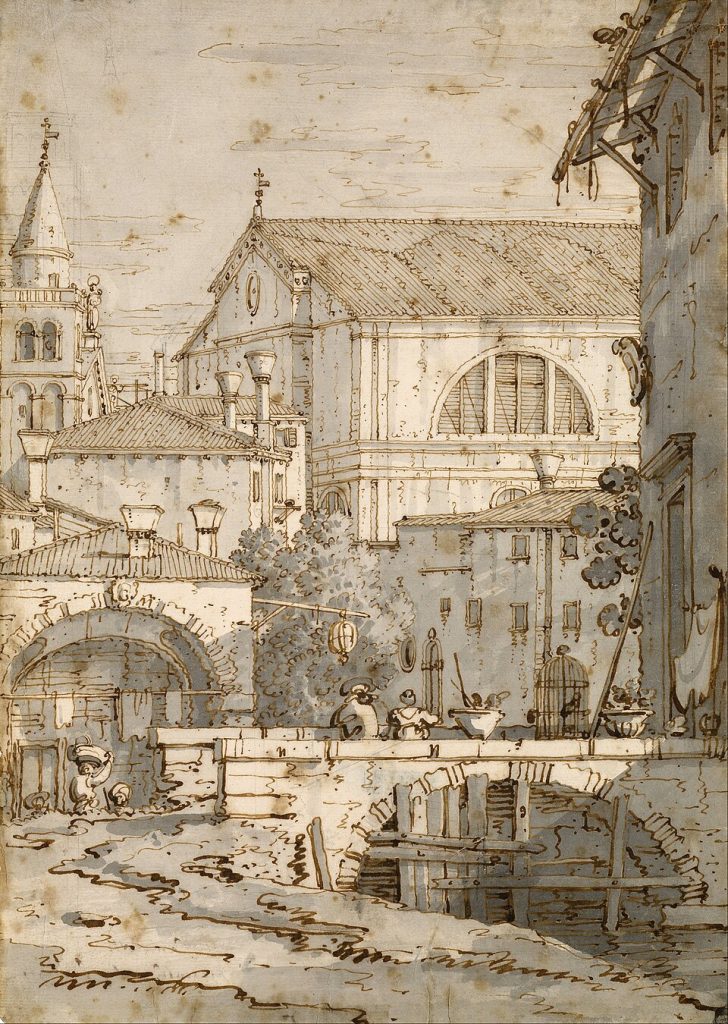 Architectural Capriccio.
Canaletto, Public domain, via Wikimedia Commons