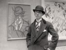 Gino Severini, in 1913 at the opening night of his exhibition at the Marlborough Gallery, London. By Gino Severini - https://painters-in-color.tumblr.com/post/165802108002/italian-artists-gino-severini-at-the-opening-of, PD-US, https://en.wikipedia.org/w/index.php?curid=71736614