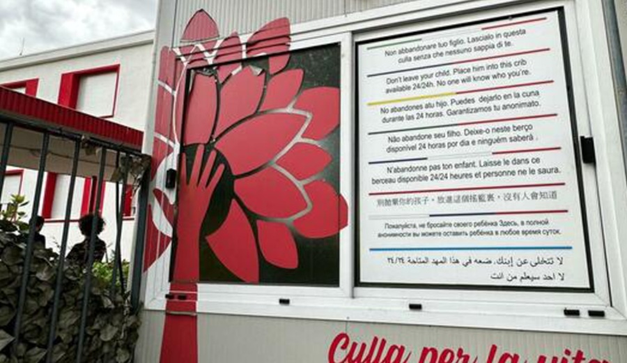 Cradle for life in Bergamo