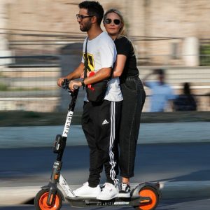 Insurance required for electric scooters from May electric scooters require insurance and a targhino Photograph: Guglielmo Mangiapane/Reuters