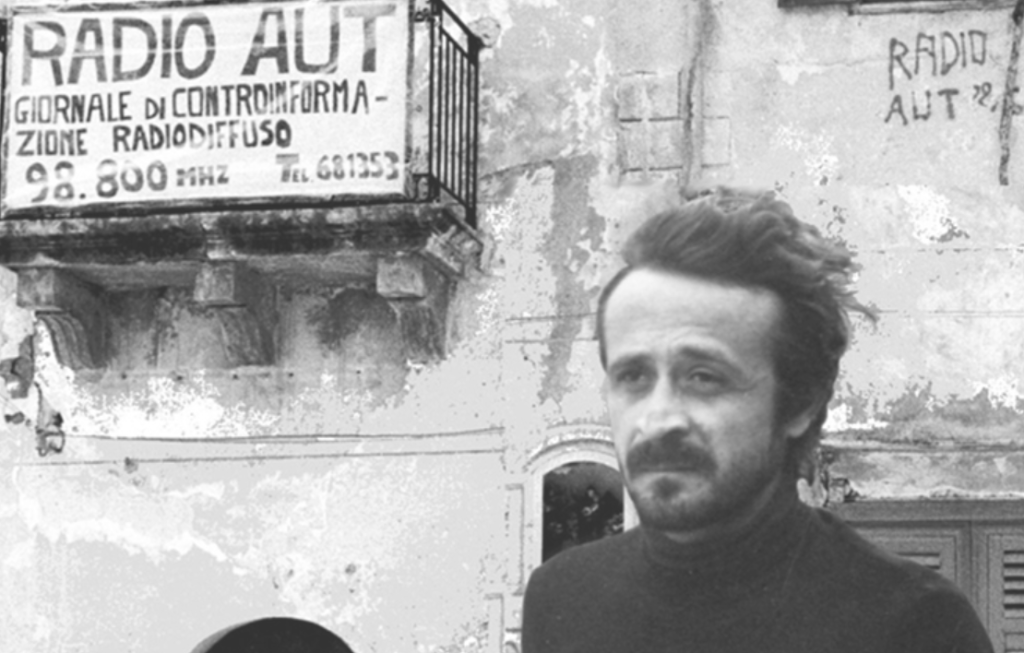 Peppino Impastato murdered by the Cosa Nostra in 1978.