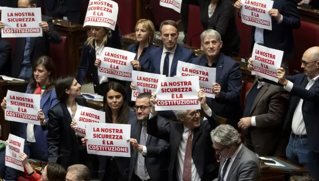 opposition oppose security decree which passed in parliament's lower house today.