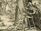 Martin van Heemskerck: Sack of Rome in 1527, killing of the imperial commander Charles III of Bourbon (1555)