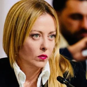 Meloni at EPC, Yerevan, 4 May 2026. Shre told reporters she didn't agree with proposed US troop withdrawal in Italy. Image Credit: Handle