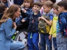 Princess of Wales with children in Reggio Emilia