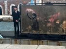 Unveiling of the restored Banksy mural, 'The Migrant Child'