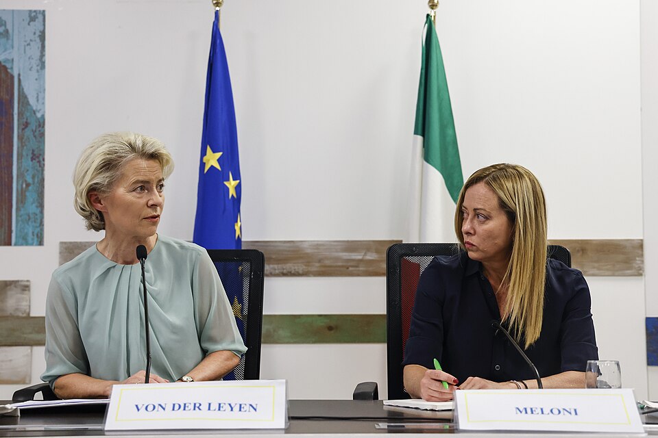 EC President Ursula von Der Leyen and Italian President Giorgia Meloni © European Union, 2026, CC BY 4.0 , via Wikimedia Commons