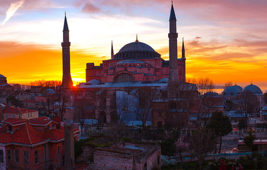 Sunset in Istanbul