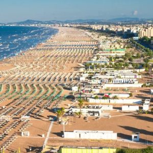 Italy's Blue Flag tally rises to 257 Rimini Beach pictured is among those with a Blue Flag for 2026