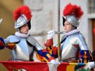 New recruit sworn in as member of the Swiss Guards. Image credit: Vatican News