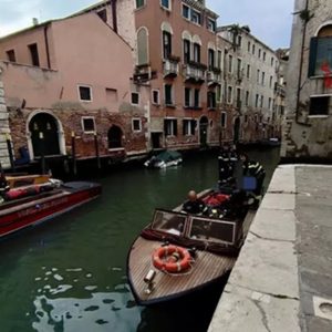 young man drowns in venice canal. Image credit: vigili del fuoco