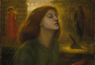 Beatrice Portinari as Beata Beatrix by Dante Gabriele Rossetti