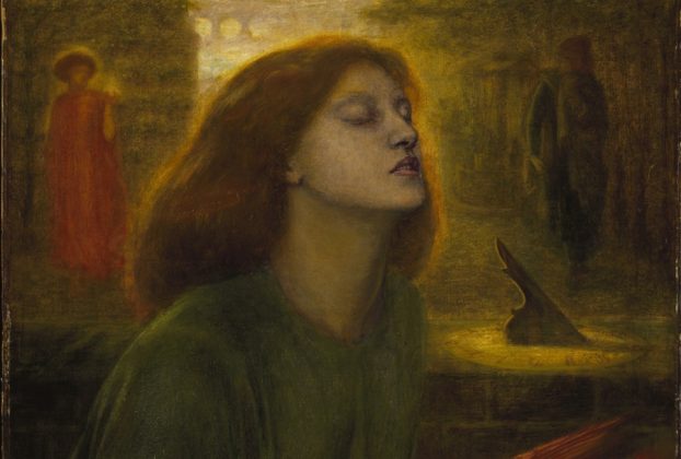 Beatrice Portinari as Beata Beatrix by Dante Gabriele Rossetti
