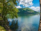 Lake Vico where the husband of Cabinet Minister Roccella went missing on Saturday