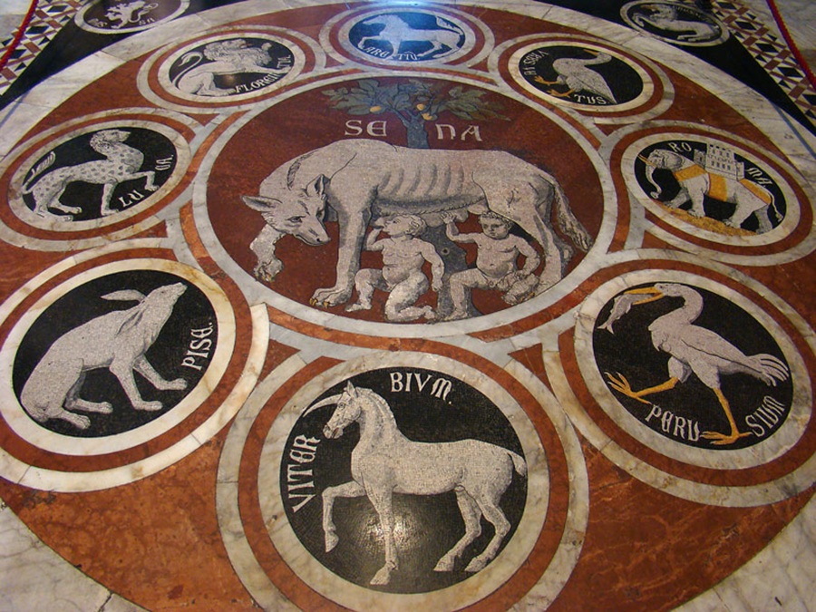 Siena Cathedral floor Image credit: Tango7174 (talk | contribs)