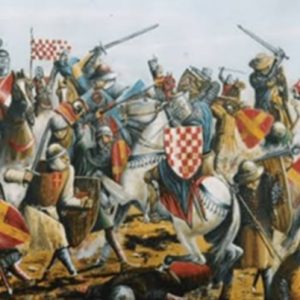 On This Day: The Battle of Campaldino depiction of the Battle of Campaldino