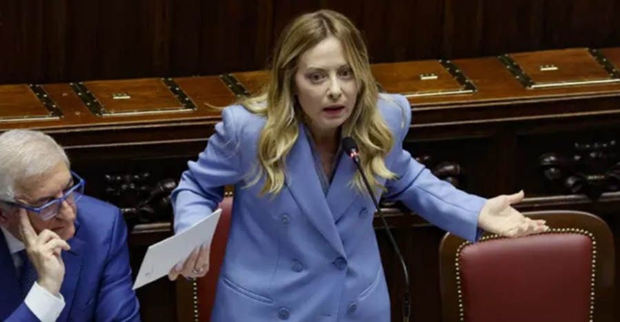 meloni address lower house