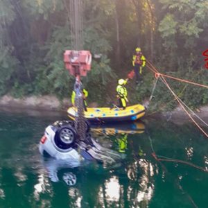 Senago car crash Image credit: Vigili del Fuoco