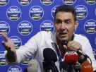 Roberto Vannacci speaking with press after the launch of his Futuro Nazionale, far-right party.