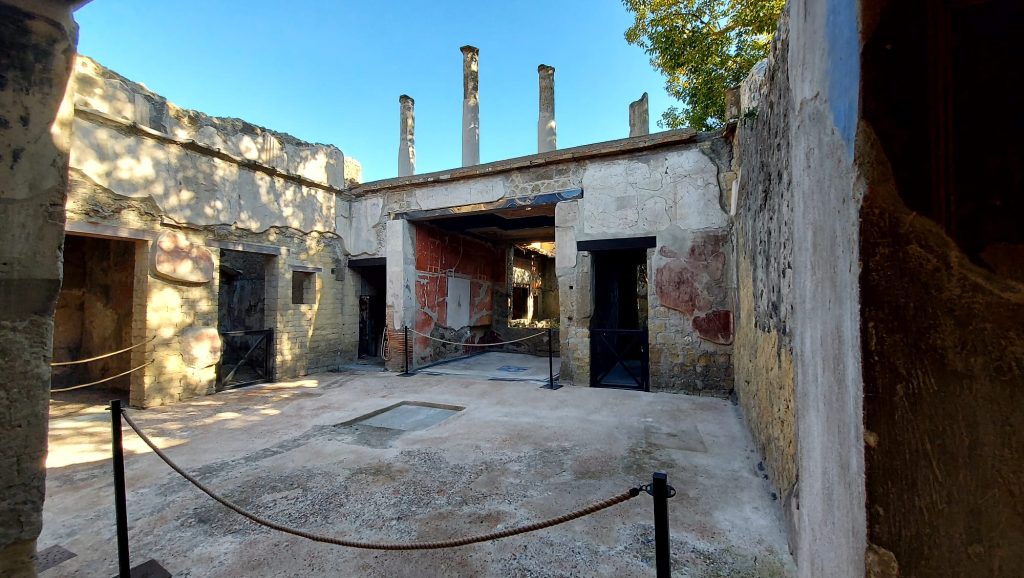 The atrium after restoration. Image credit: Herculaneum Archeological Park