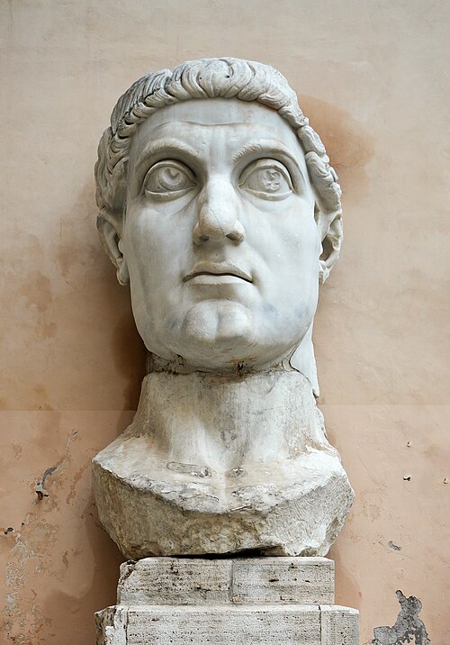 Head of the Colossus of Constantine, Capitoline Museums
Constantine founded one of the Roman imperial dynasties
By Merulana - Own work, CC BY-SA 4.0, https://commons.wikimedia.org/w/index.php?curid=126701466