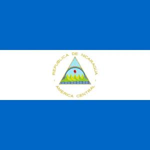 Flag of Nicaragua C records, Public domain, via Wikimedia Commons