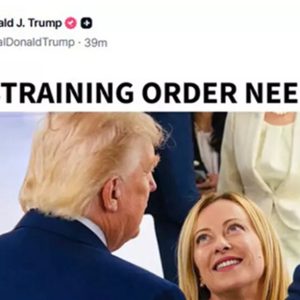 Trump renews social media attack on Meloni Trump's latest social media attack on Giorgia Meloni