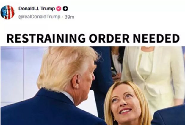 Trump's latest social media attack on Giorgia Meloni
