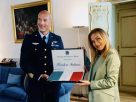 Luca parmitano receives tricolor ahead of Artemis III mission