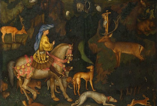 The Vision of Sant'Eustachio Por Pisanello - The Yorck Project (2002) 10.000 Meisterwerke der Malerei (DVD-ROM), distributed by DIRECTMEDIA Publishing GmbH. ISBN: 3936122202., Dominio público, https://commons.wikimedia.org/w/index.php?curid=156424